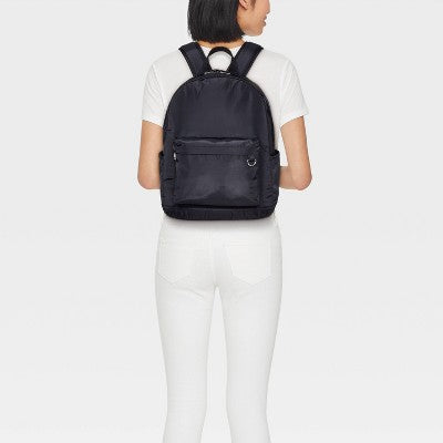 Nylon Collegiate Dome Backpack - Wild Fable  Black