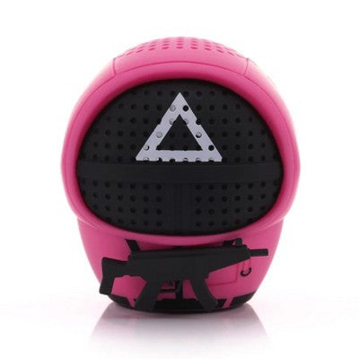 Bitty Boomers Squid Game Masked Soldier Mini Bluetooth Speaker- Makes A Great Stocking Stuffer