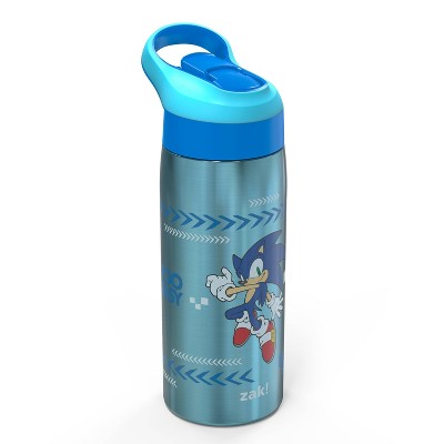 19oz Vacuum Riverside Portable Drinkware Bottle 'Sonic' - Zak Designs: Stainless Steel, Kids Water Bottle, Dishwasher-Safe *Small Dent*