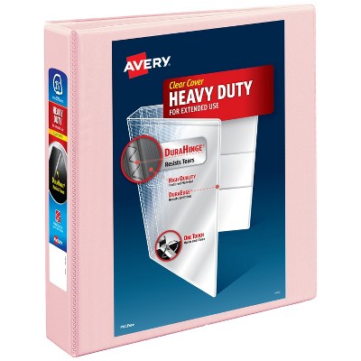 Avery 1.5 Inch Heavy Duty View Ring Binder - Blush Pink