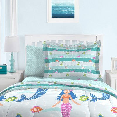 Full Mermaid Dreams Mini Bed in a Bag - Dream Factory