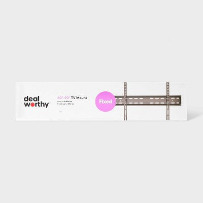 Fixed Low Profile 40 - 90 TV Mount - dealworthy