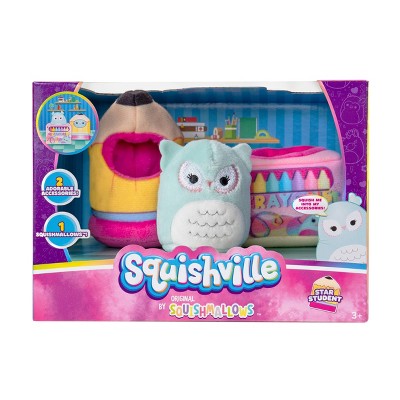 Squishville School Supplies Star Student  Accessory Playset 2 Plush