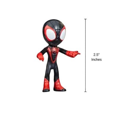 Marvel Spidey and His Amazing Friends Miles Morales Vehicle & 2.5 Inch Action Figure