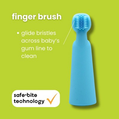 Oogiebear Fingerbrush and Tongue Scraper