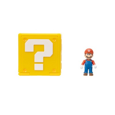 Nintendo The Super Mario Bros. Movie Mario Mini Figure with Question Block