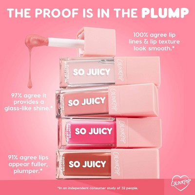 ColourPop So Juicy Lip Oil - Lychee Jelly - 0.29 fl oz