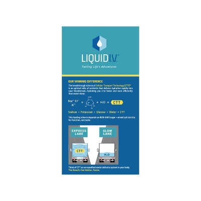 Liquid IV Hydration Multiplier - Lemon Lime - 10ct/0.56oz *Best By 04/28/2027* *Damaged Box*  *Packaging May Vary*