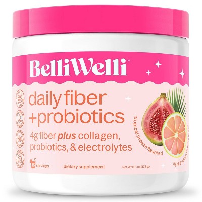 BelliWelli Vitamin Powder - Tropical Breeze - 6.3oz *Best By 09/27/2026*