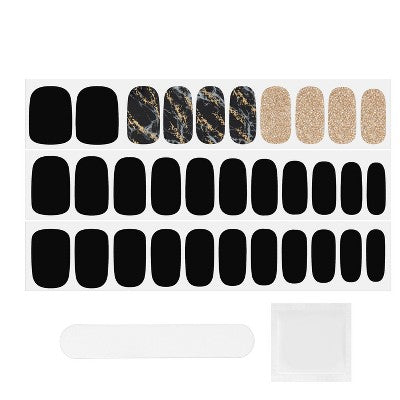 Dashing Diva Nail Art - Black Obsidian, 32ct