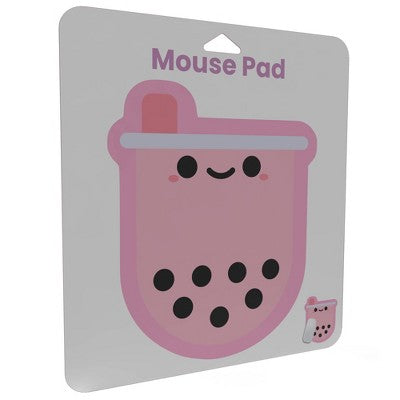 IJoy Fabric Mouse Pad - Boba Tea: Slim Rubber Design, Computer Accessories