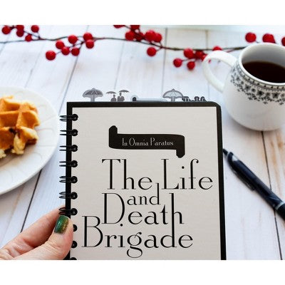 Silver Buffalo Gilmore Girls Life and Death Brigade 5-Tab Spiral Notebook With 75 Sheets