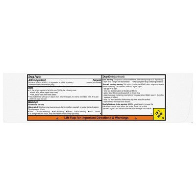 Voltaren Diclofenac Sodium Topical Arthritis Pain Relief Gel Tube - 5.3 oz *Exp 12/2027*