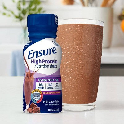 Ensure High Protein Shake - Milk Chocolate - 8 fl oz Bottle *Exp 08/01/26*