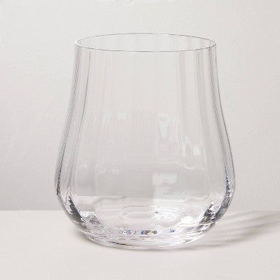 Set of 8 14oz Short Water Glasses Clear - Hearth & Hand  with Magnolia