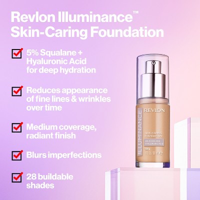 Revlon Illuminance Skin-Caring Foundation - Ivory Beige 113 - 1 fl oz