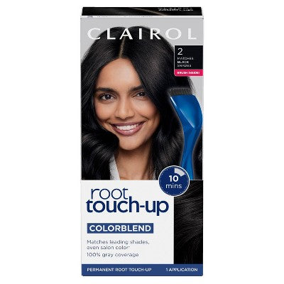 Clairol Root Touch-Up Permanent Hair Color - Black - 1 Kit *Damaged Box*
