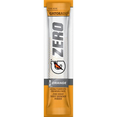 Gatorade GZERO Orange Sports Drink Mix - 1.08 oz *Exp 02/19/2026* *Damaged Box*