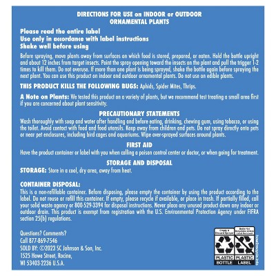 Stem Plant Insect Spray, Indoor and Outdoor Bug Killer - 12oz