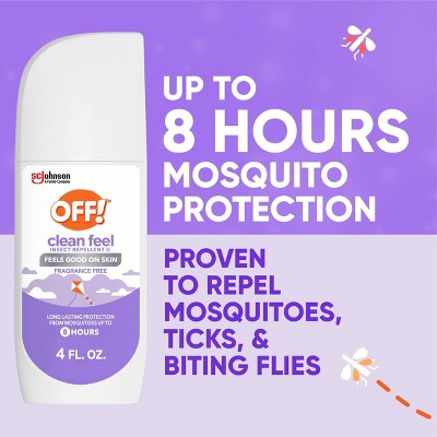 OFF! Clean Feel Mosquito Repellent Picaridin DEET-free Bug Spray - 4oz *Damaged Package* *Missing Lid*