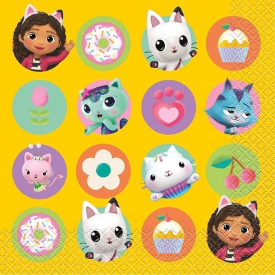 16ct Gabby's Dollhouse Lunch Paper Napkins