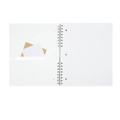 Altitude 200pg 1 Subject College Ruled Notebook 11x9 Split Wire Warm Gray Arch