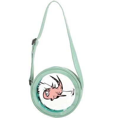 Cat in the Hat Costume Companion Pouch Purse, Pink/Clear/Green