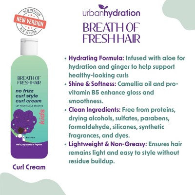Urban Hydration Breath of Fresh Hair Kids' No Frizz Style Lotion - 8 oz