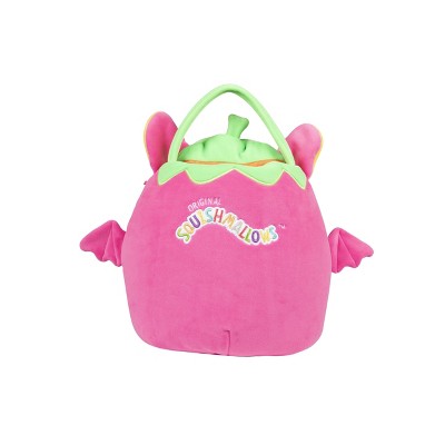 Squishmallows Gwendolyn the Neon Strawberry Bat Halloween Treat Pail