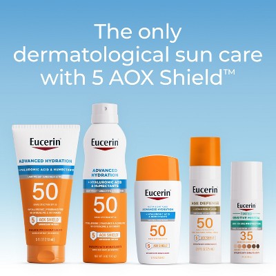 Eucerin Sun Advanced Hydration Face Lotion - SPF 50 - 1.7 fl oz *Exp 08/2026* *Damaged Box*