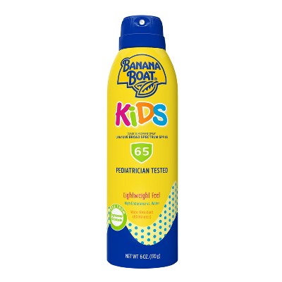 Banana Boat Kids Sunscreen Spray - SPF 65 - 6 oz **Exp 10/25**