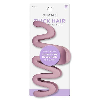 Gimme Beauty Thick Claw Clip Purple