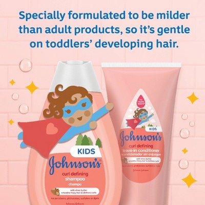 Johnson's Kids Curl-Defining Shampoo, Shea Butter, for Toddler's Hair - 13.6 fl oz