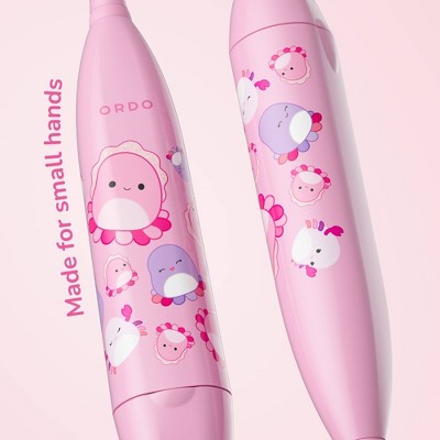ORDO Sonic Kids Battery Toothbrush - Squishmallows Auggie - Pink