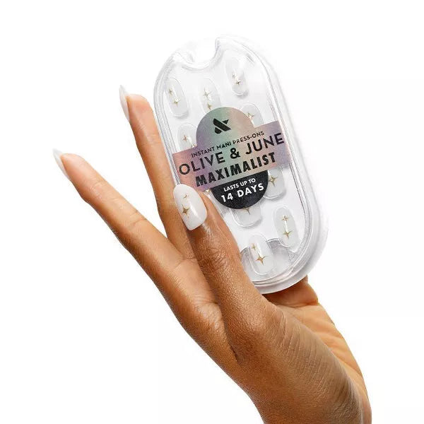 Olive & June Press-on Fake Nails - Maximalist - Puffy Sparkle - 42ct