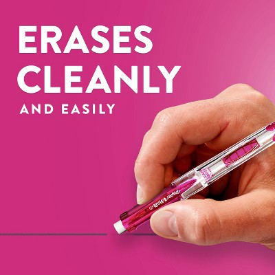 Paper Mate Clear Point 3pk #2 Mechanical Pencils with Eraser & Refill 0.7mm Assorted Colors: Papermate Led Pencils