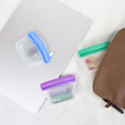 (re)zip Reusable Leakproof Mini Stand Up Bag - 3pk