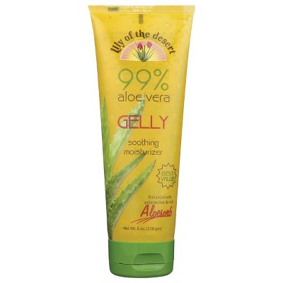 Lily of the Desert 99% Aloe Vera Gelly Soothing Moisturizer 8 oz Gel *Exp 5/27*