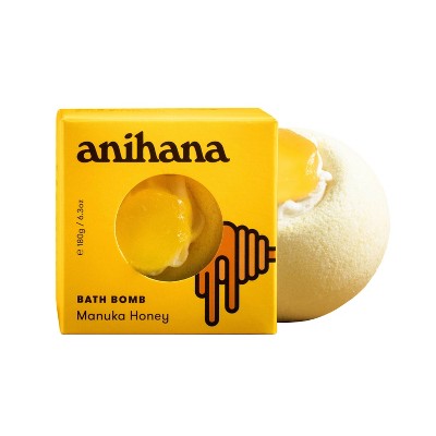 anihana Hydrating Bath Bomb Melt - Manuka Honey - 6.35oz *Damaged Box*