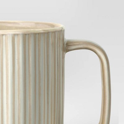 16oz Moira Ceramic Mug Cream - Threshold