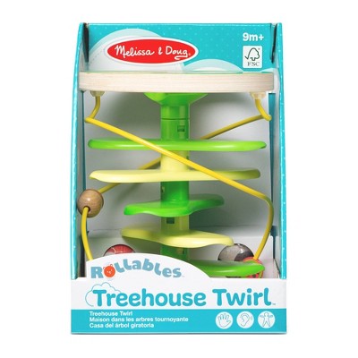 Melissa & Doug Rollables Treehouse Twirl Infant and Toddler Toy *Damaged Box*