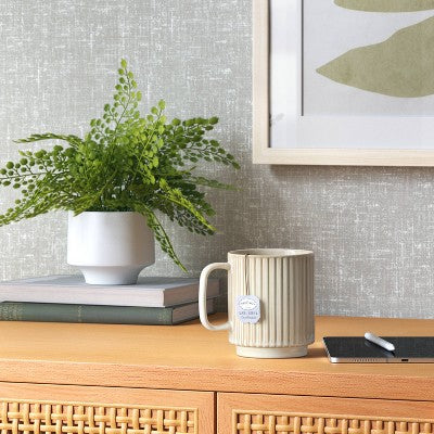 16oz Moira Ceramic Mug Cream - Threshold