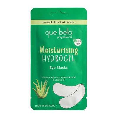 Que Bella Moist. Hydrogel Eye Masks - 3 Pairs