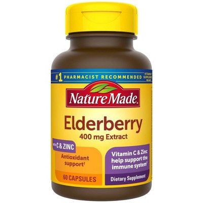 Nature Made Elderberry Capsules - 60ct *Exp Jun 2026*