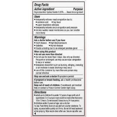 Afrin Original Maximum Strength Nasal Congestion Relief Spray - 0.5 fl oz *Exp 5/27*