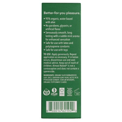 Good Clean Love Almost Naked Hint of Mint Personal Lubricants - 1.69oz