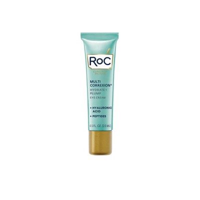 RoC Multi Correxion Hydrate + Plump Eye Cream with Hyaluronic Acid - 0.5oz