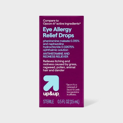 Eye Allergy Relief Drops - 0.5 fl oz - up&up *Exp 3/27*