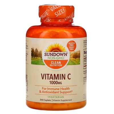 Sundown Naturals Vitamin C 1,000 mg - 300 ct *Exp 12/2025*