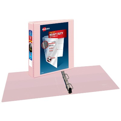 Avery 1.5 Inch Heavy Duty View Ring Binder - Blush Pink